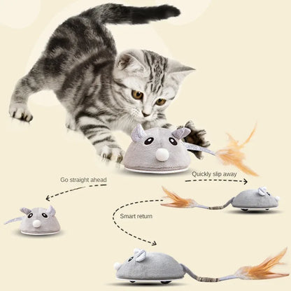 Interactive Cat Toy Mouse for Cats USB